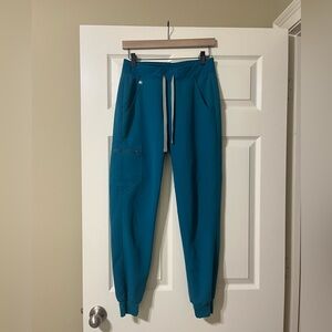 Figs Zamora Jogger Scrub Pants Pacific Blue